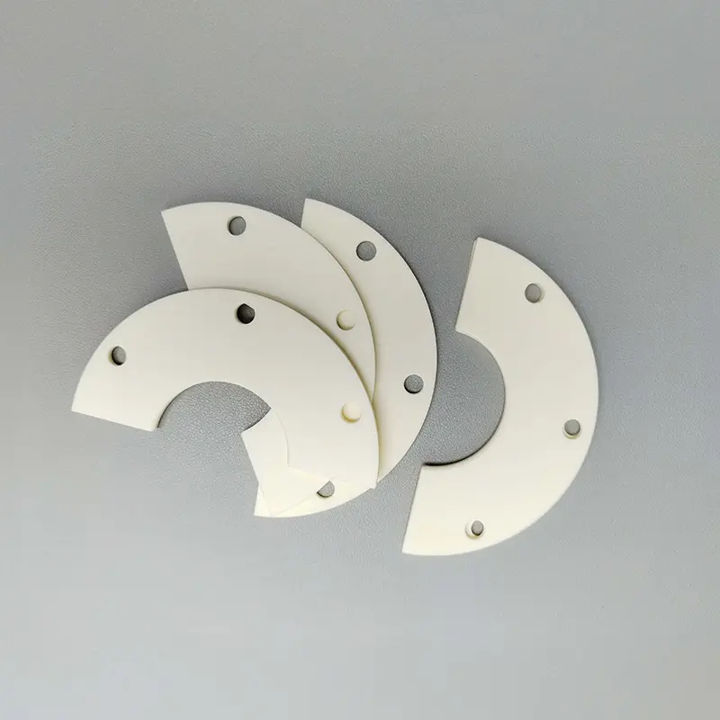 氧化铝陶瓷法兰片结构件-陶瓷片-陶瓷板-零件-来图定制1