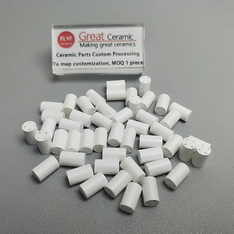 氮化硼陶瓷过滤柱-氮化硼陶瓷管-陶瓷可加工-来图定制1