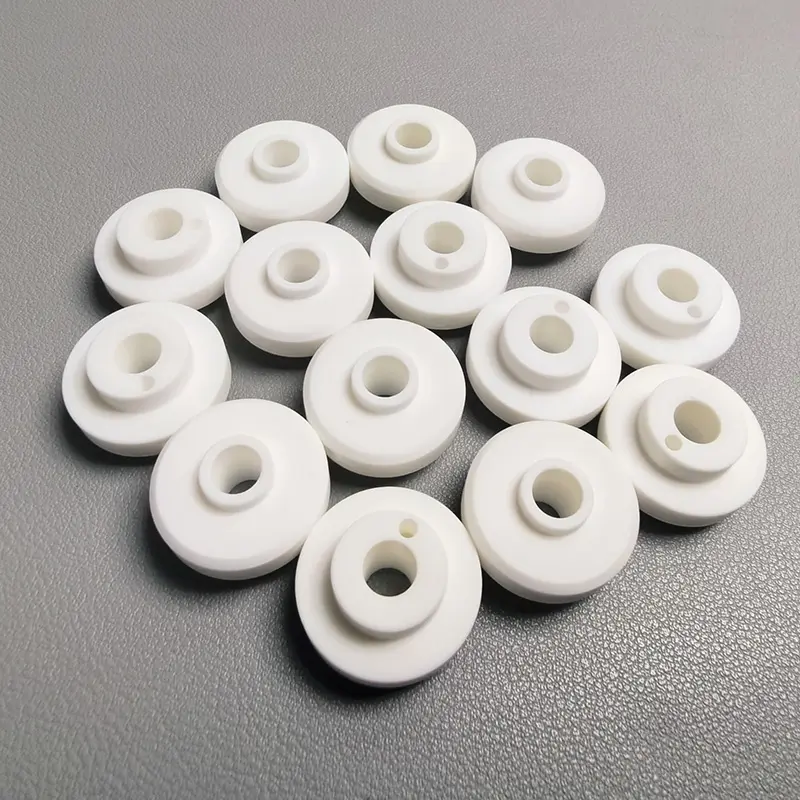ชิ้นส่วนเซรามิก Macor แบบกำหนดเองที่สามารถกลึงได้ – ส่วนประกอบโครงสร้างเซรามิกที่สามารถกลึงได้ – ปลอกเซรามิกที่สามารถกลึงได้