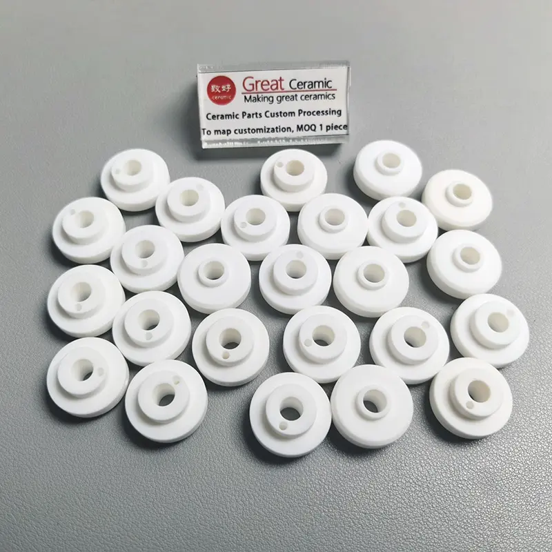 ชิ้นส่วนเซรามิก Macor แบบกำหนดเองที่สามารถกลึงได้ – ชิ้นส่วนโครงสร้างเซรามิกที่สามารถกลึงได้ – ปลอกเซรามิกที่สามารถกลึงได้ – การกลึงเซรามิก – ผลิตตามแบบของคุณ 1