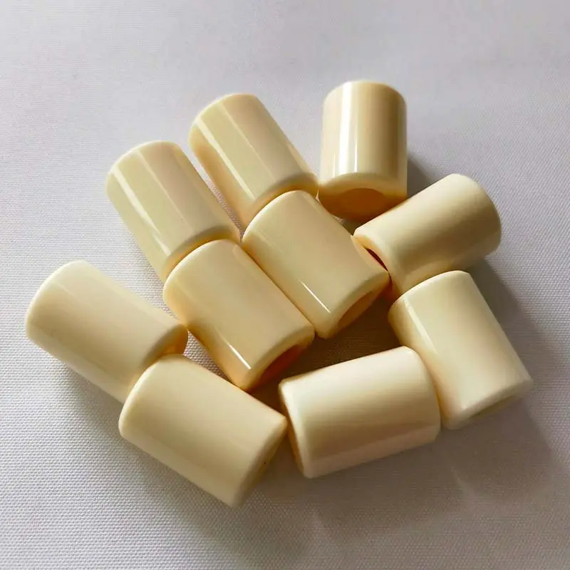 995氧化铝陶瓷柱塞-氧化铝陶瓷管-黄色氧化铝陶瓷结构件-黄色氧化铝可加工-来图定制1