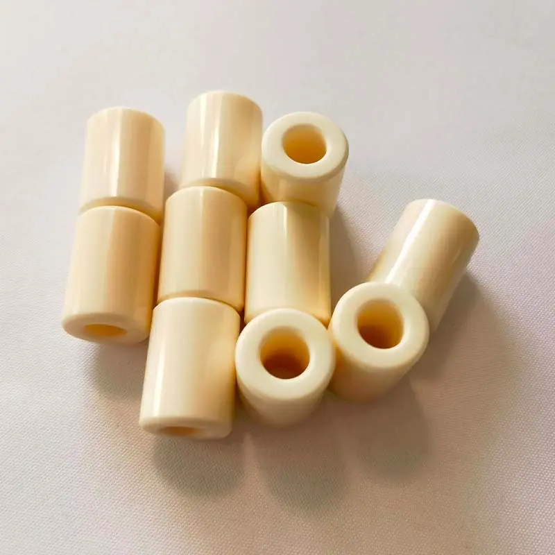995氧化铝陶瓷柱塞-氧化铝陶瓷管-黄色氧化铝陶瓷结构件