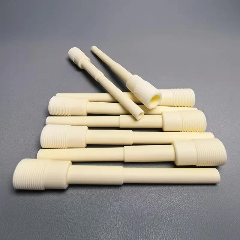 氧化铝陶瓷螺纹杆-氧化铝陶瓷管-氧化铝陶瓷结构件