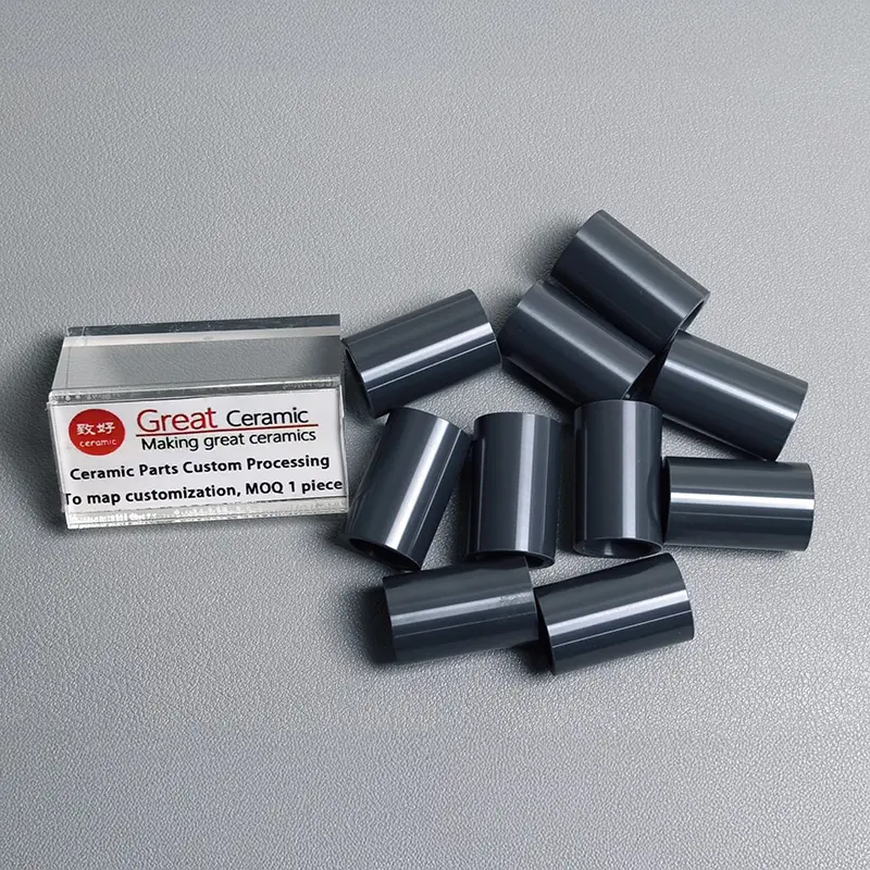 أنابيب سيراميك كربيد السيليكون كربيد السيليكون-قضبان سيراميك كربيد السيليكون-مكونات سيراميك كربيد السيليكون الهيكلية-يمكن معالجة السيراميك-مصنوعة حسب الطلب وفقًا للرسم
