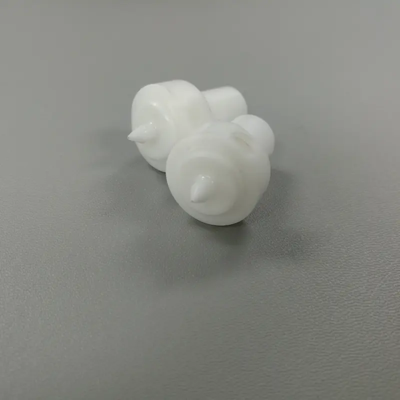 可加工陶瓷Macor定位销钉嘴-可加工陶瓷销钉-可加工陶瓷异形件-可加工陶瓷咨询-来图定制1