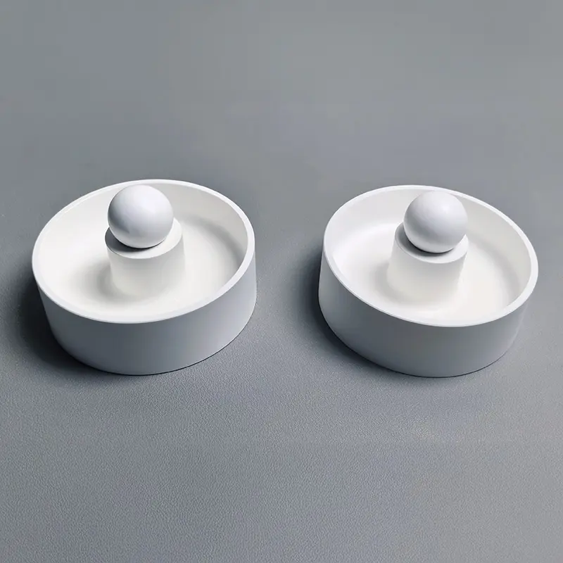 氮化硼陶瓷零件圆盘-氮化硼陶瓷环-氮化硼陶瓷结构件-陶瓷可加工-来图定制1