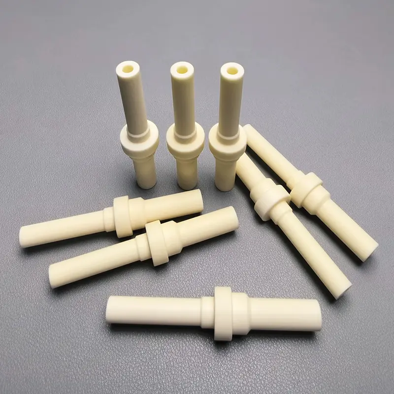 氧化铝陶瓷结构件-氧化铝陶瓷螺纹管-氧化铝零部件-来图定制2