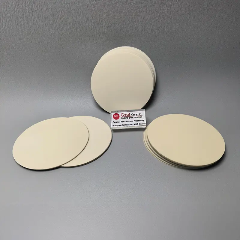 氧化铝陶瓷圆片-氧化铝陶瓷板-氧化铝陶瓷圆块-氧化铝陶瓷加工-来图定制2