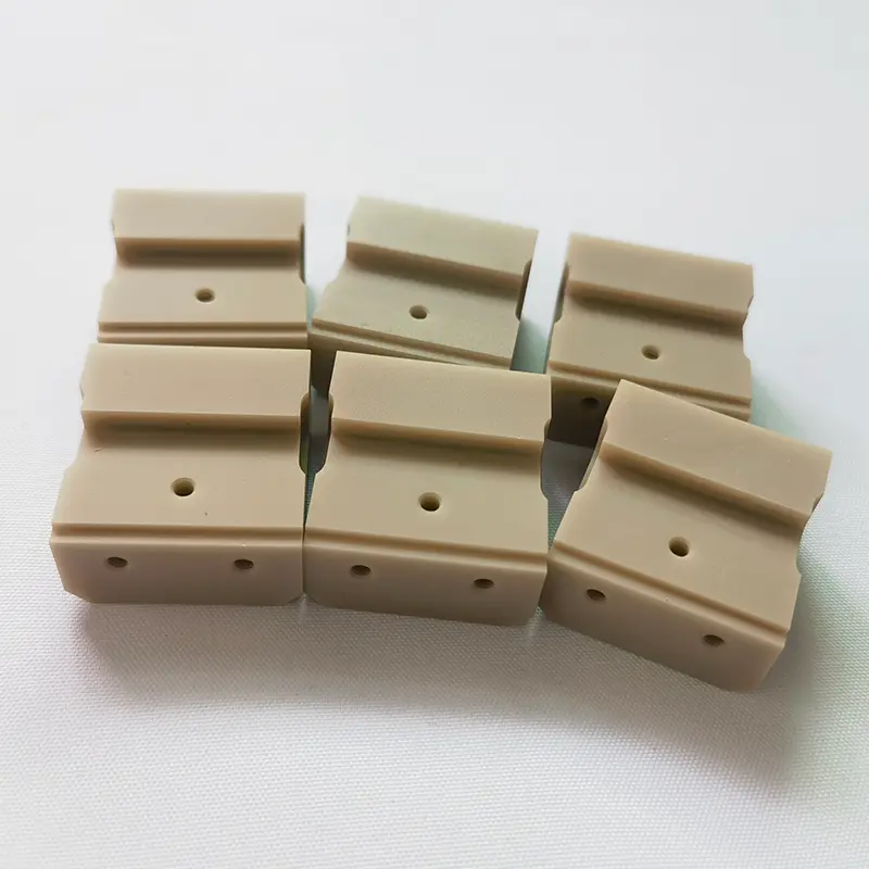 氮化铝陶瓷双孔垫片-氮化铝陶瓷异形块-氮化铝陶瓷结构件