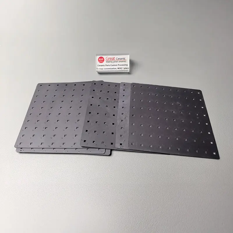 氧化铝陶瓷结构板-氧化铝陶瓷结构片-氧化铝陶瓷基片-氧化铝陶瓷可加工-来图定制