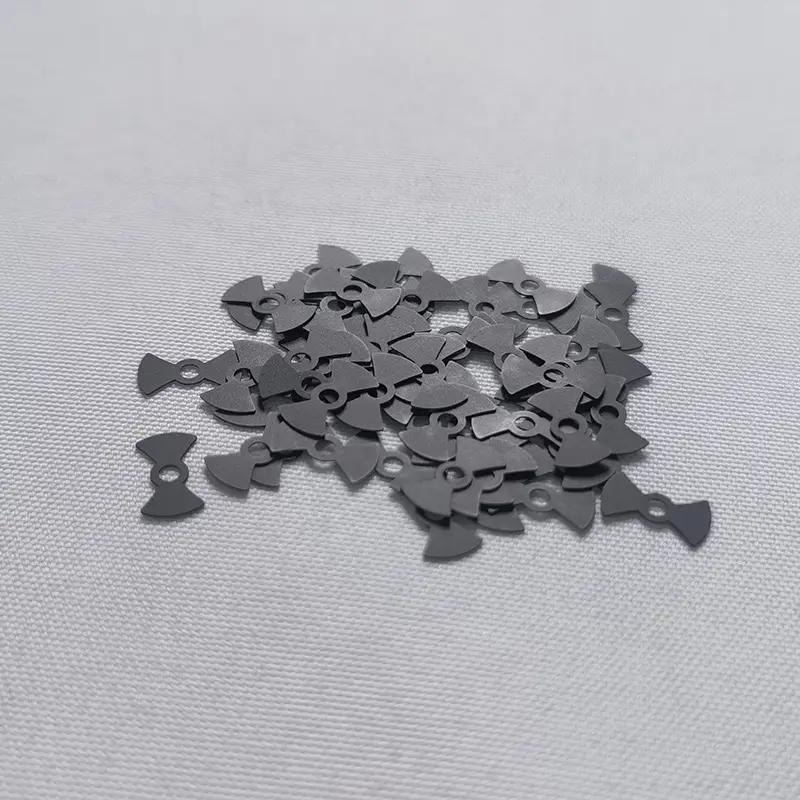 黑色氧化铝陶瓷片激光切割-黑色氧化铝陶瓷基片-黑色氧化铝陶瓷异形片-氧化铝陶瓷可加工-来图定制1