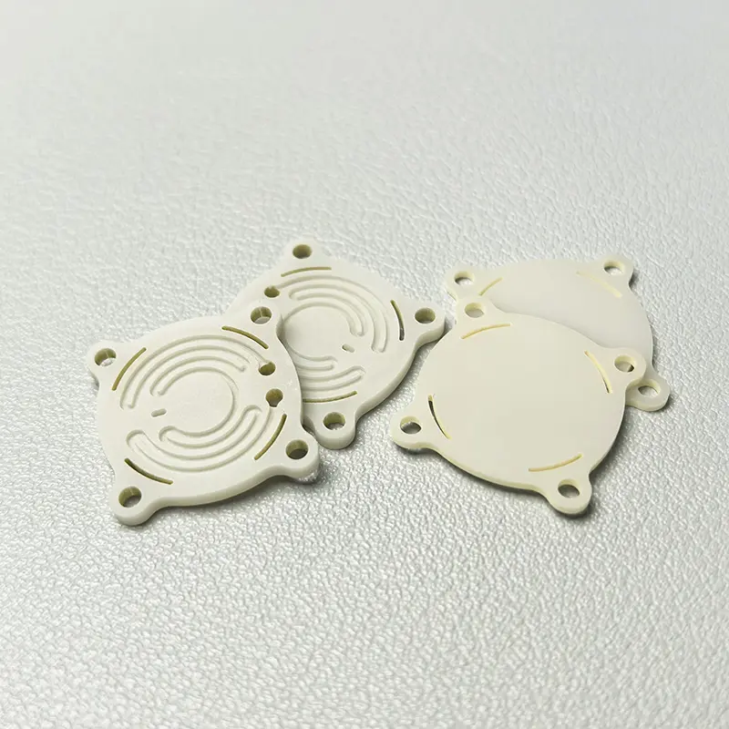 氮化铝陶瓷散热片-氮化铝陶瓷片-氮化铝陶瓷异形片-氮化铝陶瓷可加工-来图定制