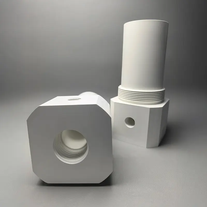 氮化硼陶瓷六角结构件-氮化硼陶瓷零件-氮化硼陶瓷零部件-来图定制1