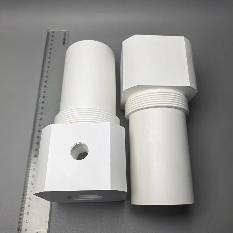 氮化硼陶瓷六角结构件-氮化硼陶瓷零件-氮化硼陶瓷零部件-来图定制