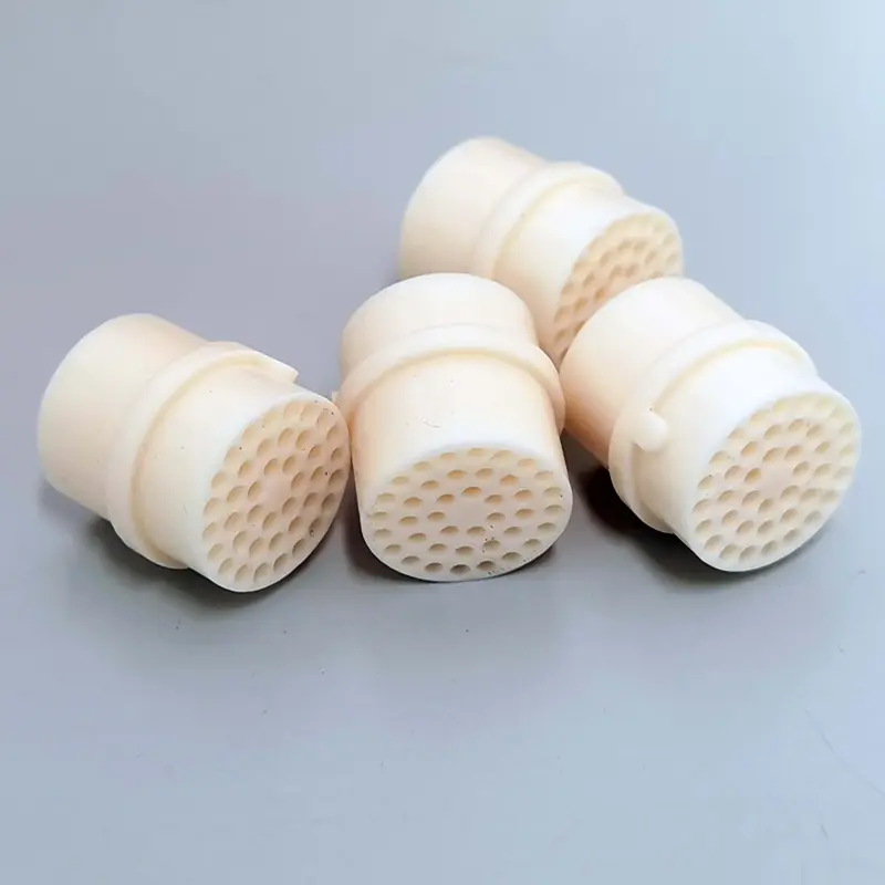 قلب فوهة سيراميك الألومينا - أنبوب سيراميك الألومينا - أنبوب سيراميك الألومينا المسامي - يمكن معالجة سيراميك الألومينا - مصنوع حسب الطلب وفقًا للرسم.