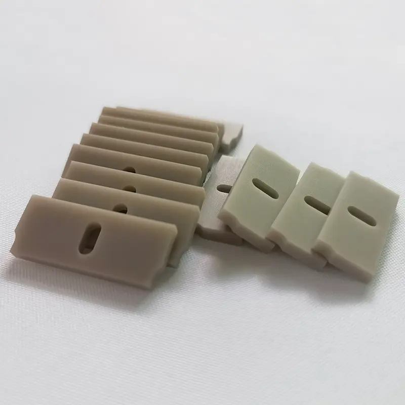 氮化铝陶瓷长条片-氮化铝陶瓷块-氮化铝陶瓷结构件-氮化铝陶瓷异形块-氮化铝陶瓷可加工-来图定制1