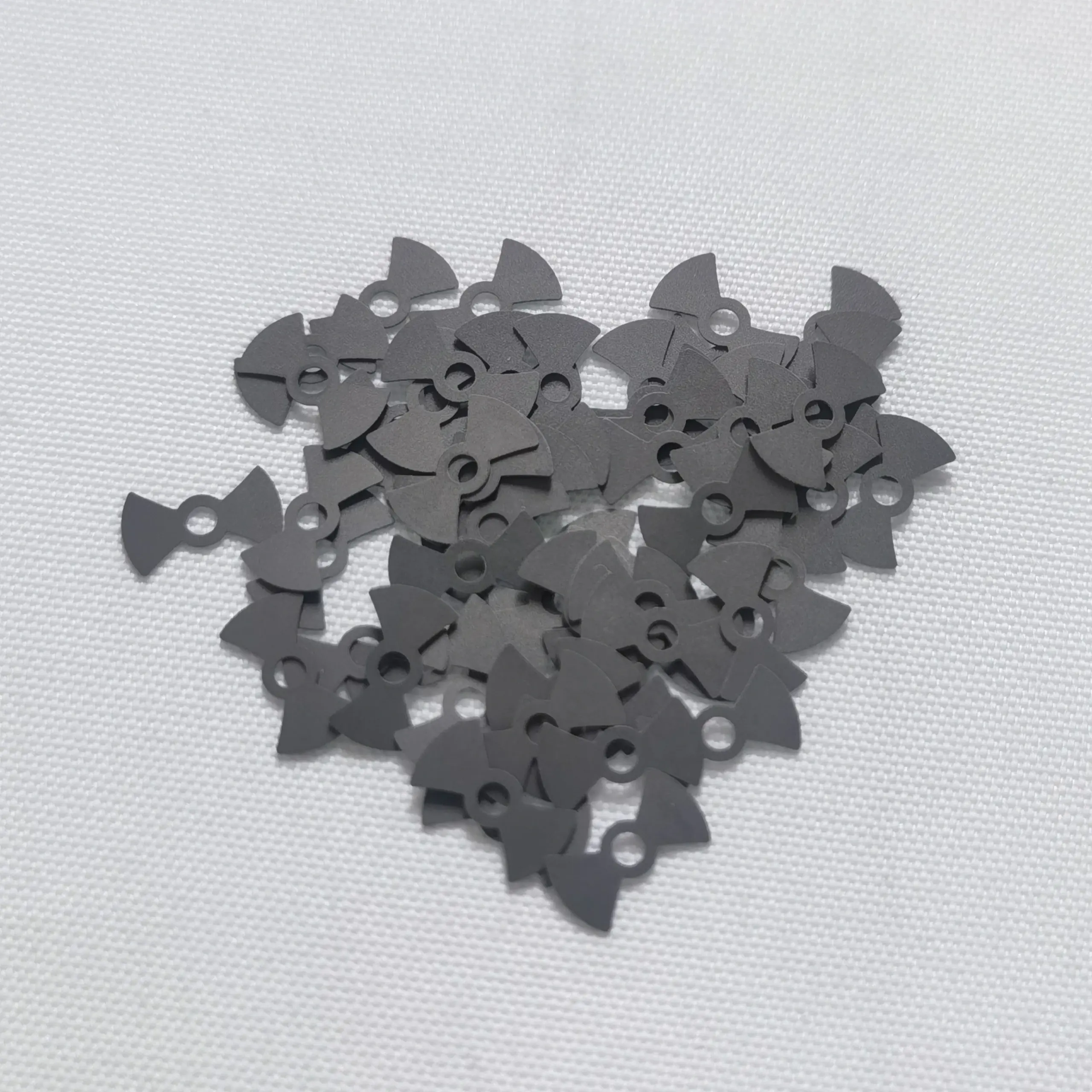 黑色氧化铝陶瓷片激光切割-黑色氧化铝陶瓷基片-黑色氧化铝陶瓷异形片