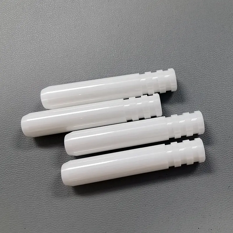 氧化锆陶瓷带槽柱塞-氧化锆陶瓷管-氧化锆陶瓷销钉-氧化锆陶瓷可加工-来图定制