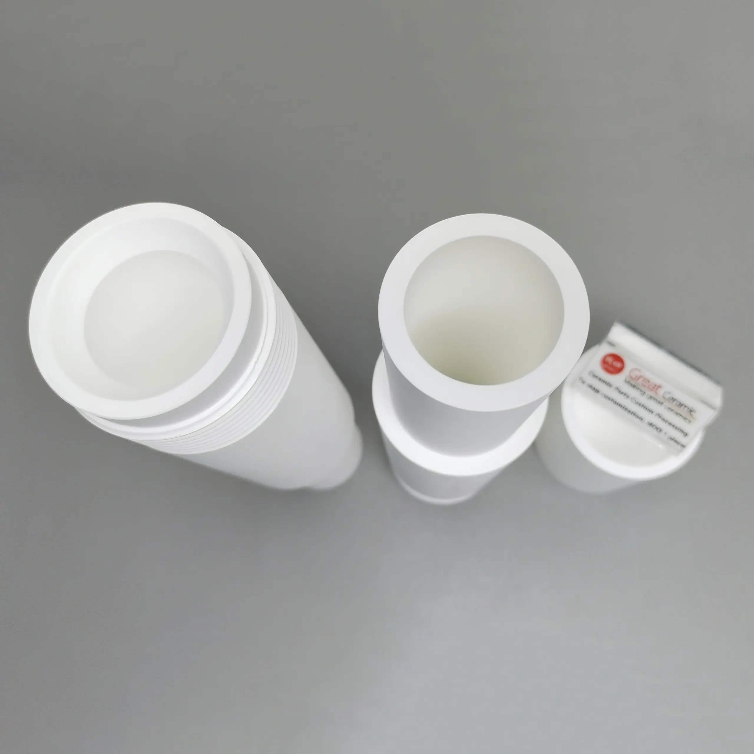 氮化硼陶瓷螺纹圆柱-氮化硼陶瓷管-氮化硼陶瓷结构件-氮化硼陶瓷螺丝-氮化硼陶瓷可加工-来图定制1