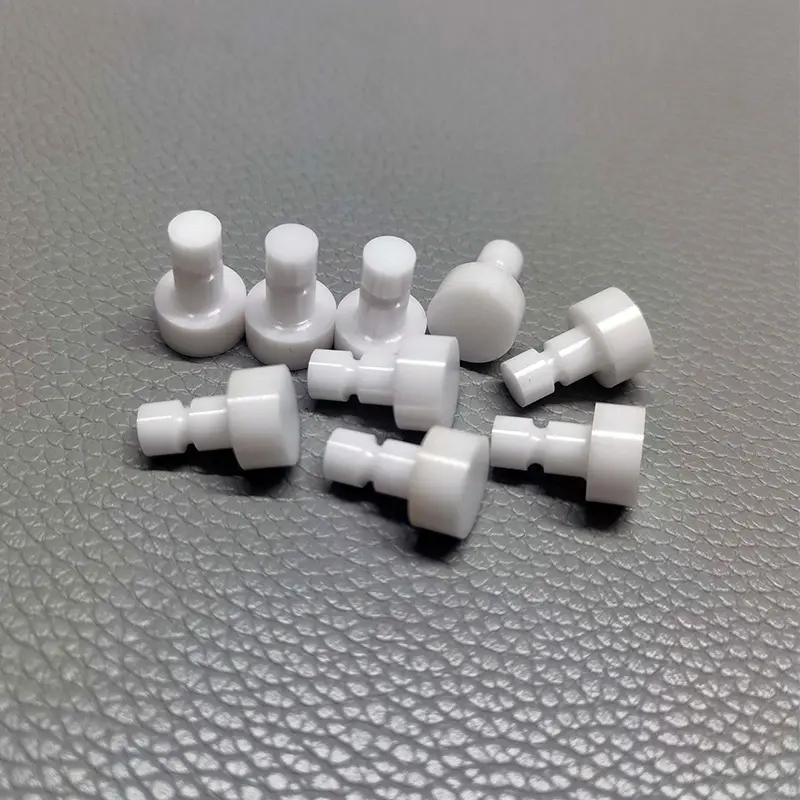 氧化锆陶瓷台阶销钉-氧化锆陶瓷管-氧化锆陶瓷结构件-氧化锆陶瓷零部件-可加工陶瓷-来图定制